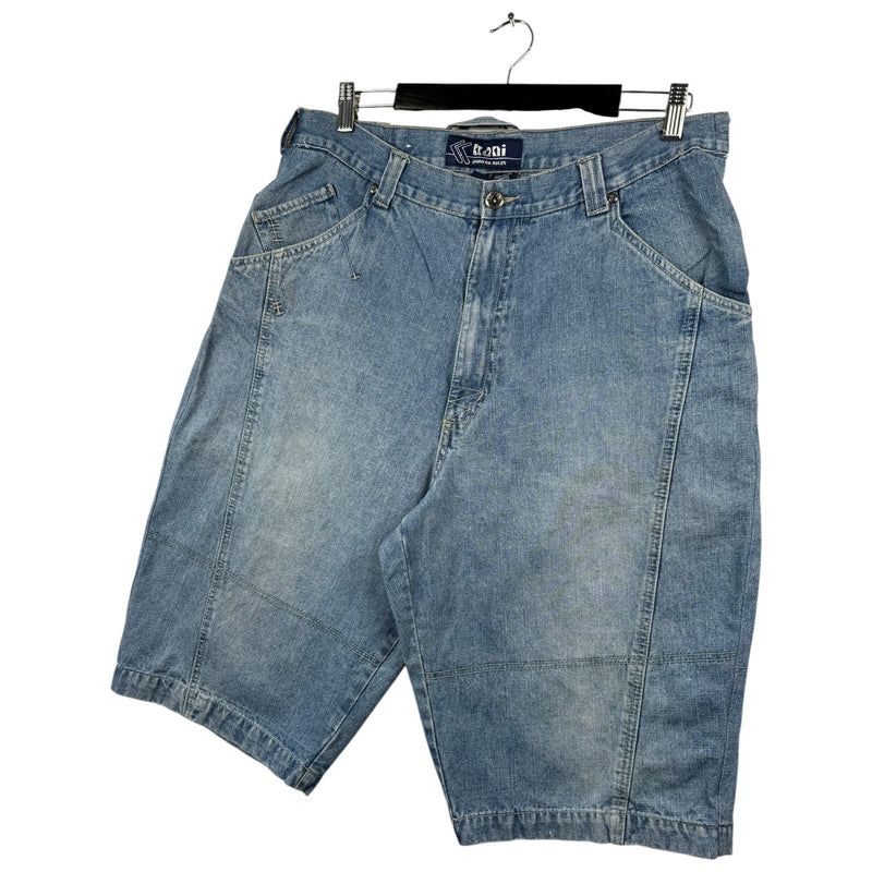 Vintage Kani Seam Detail Denim Shorts 40