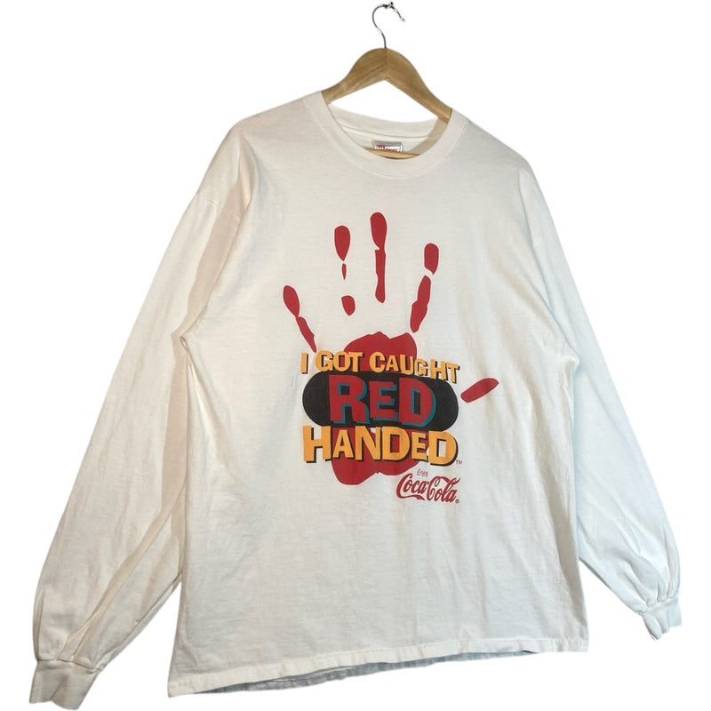 Vintage Coca Cola " I Got Caught Red Handed" Long Sleeve