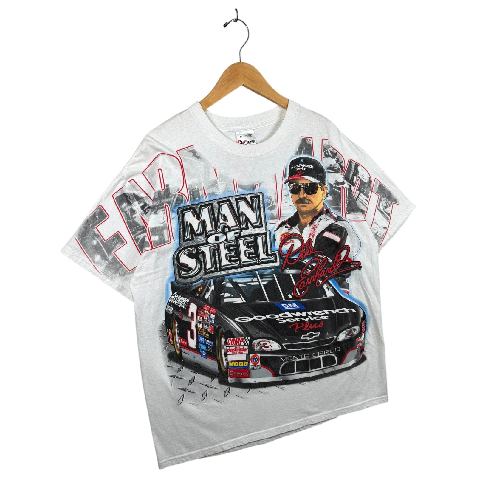 Vintage Man of Steel Earnhardt NASCAR NASCAR T-Shirt