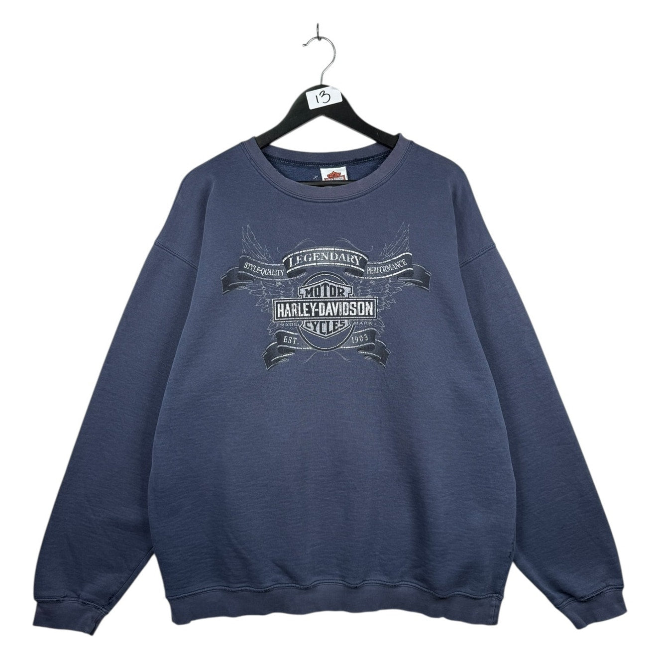 Vintage Harley Davidson Mann's Columbus Indiana Crewneck