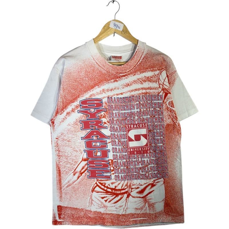 Vintage Syracuse Orangemen Basketball All Over Print T-Shirt