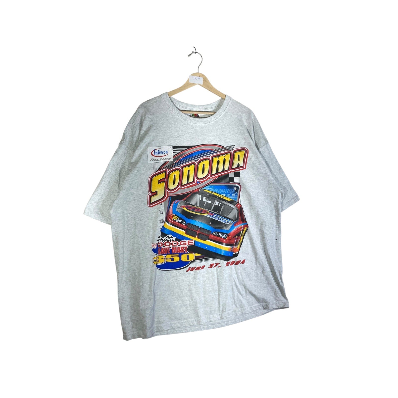 Vintage Sonoma Dodge Save Mart 350 Racing T-Shirt 2004