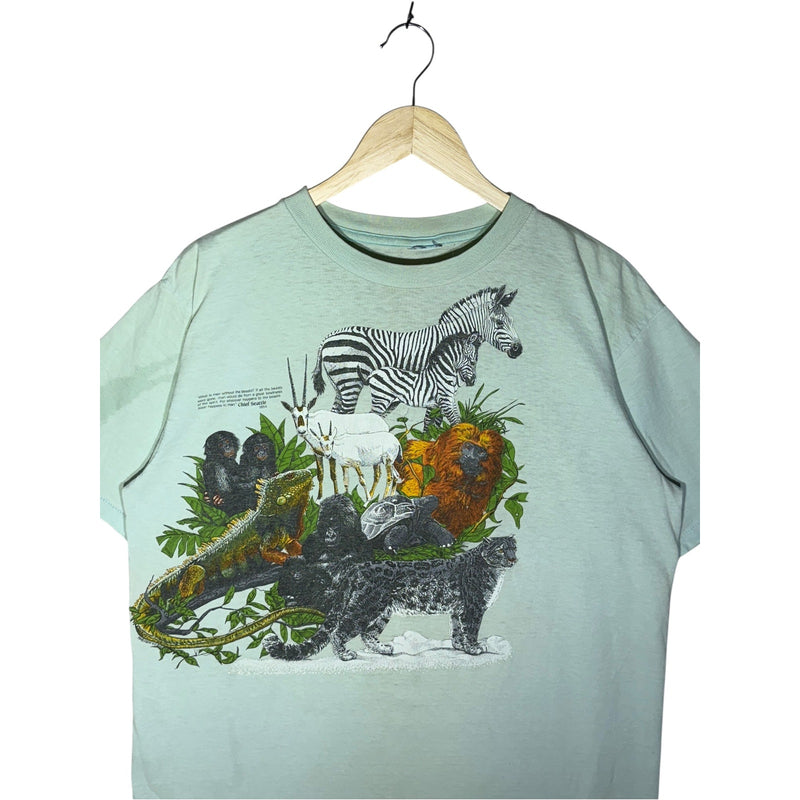 Vintage Animals Short Sleeves T-Shirt