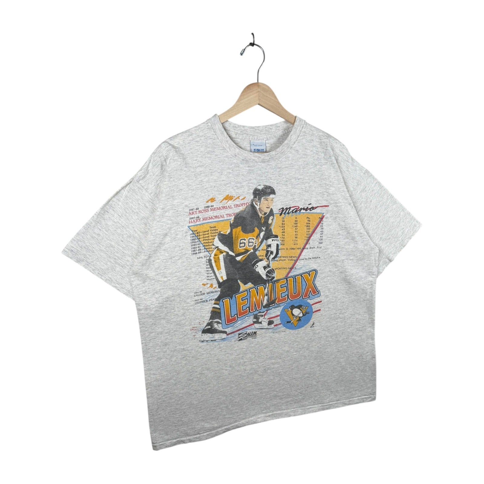 Vintage 90s Mario Lemieux Pittsburgh Penguins NHL T-Shirt