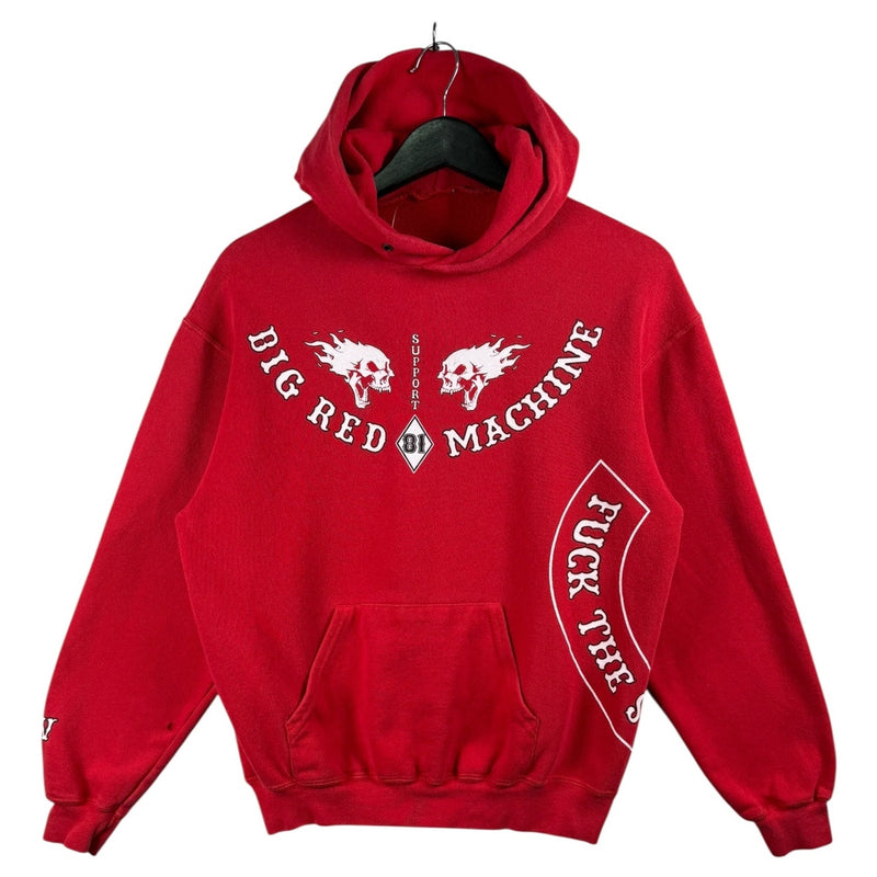 Vintage Big Red Machine 81 Print Hoodie