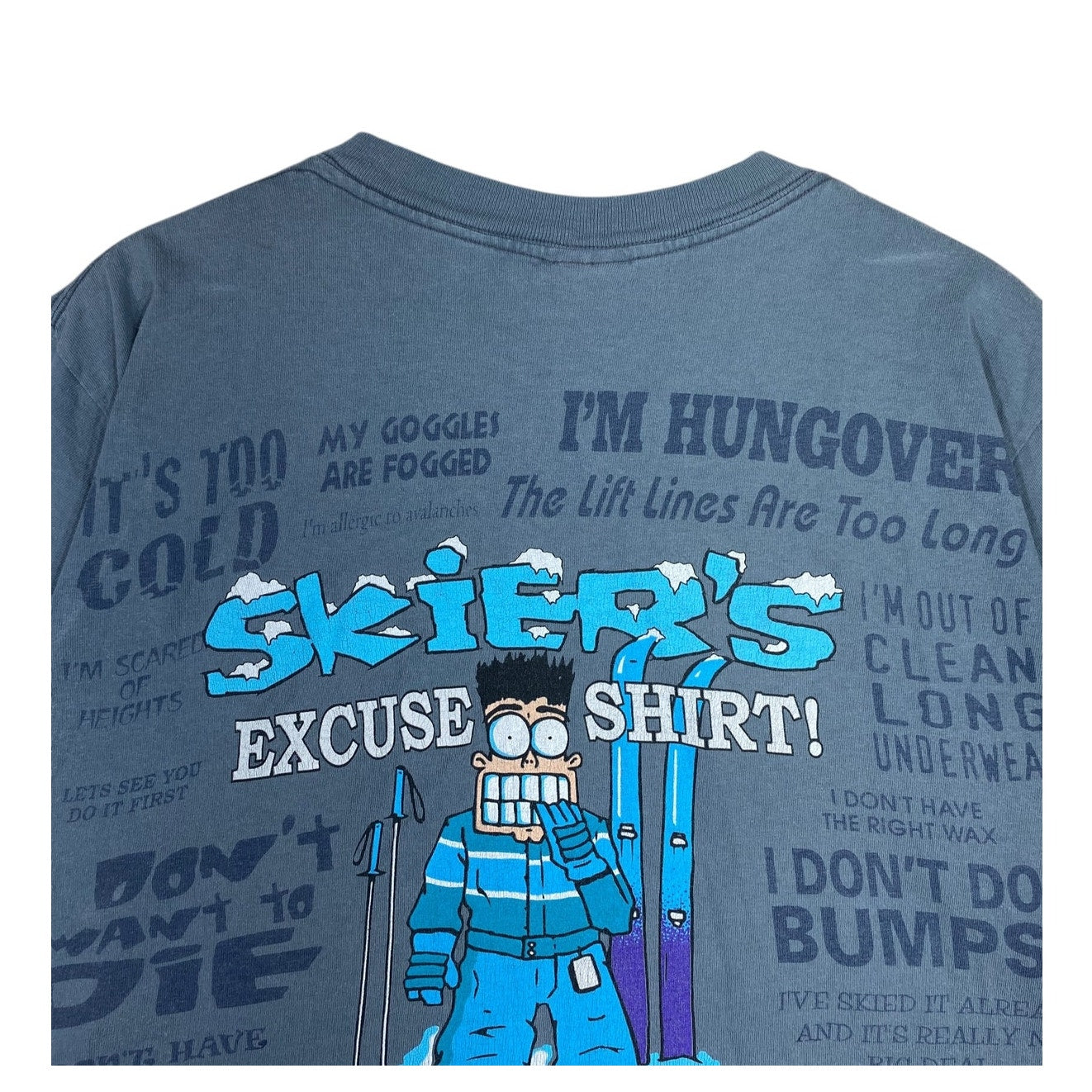 Vintage Scared Stiff Skier’s Excuse Graphic T-Shirt