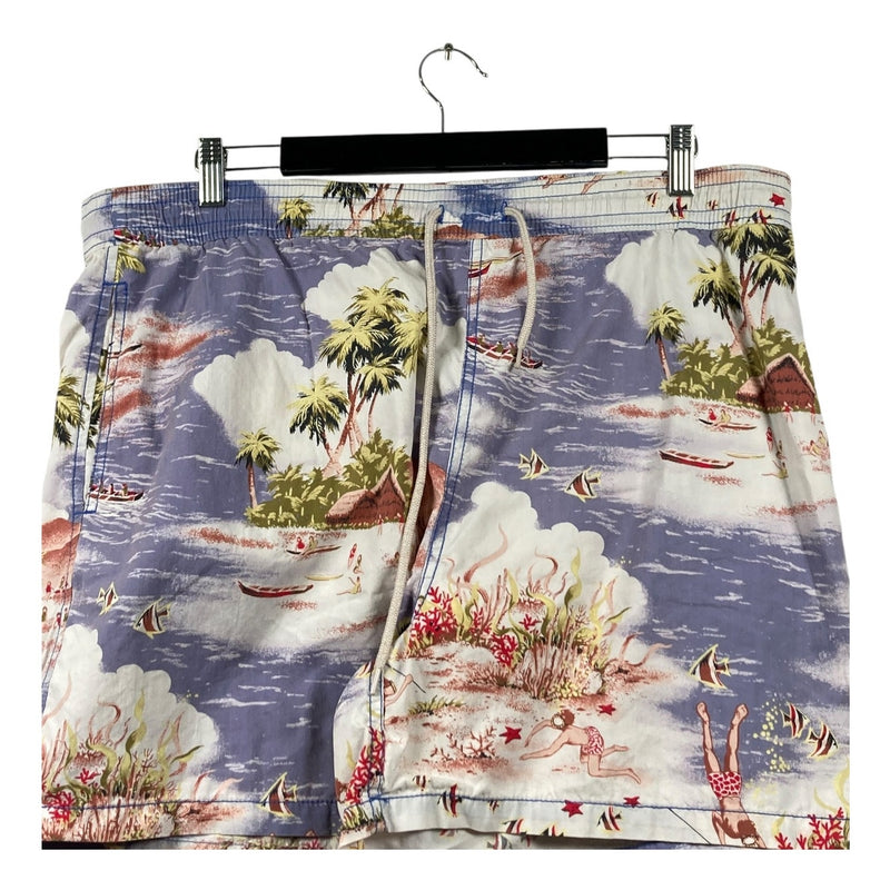 Vintage Polo by Ralph Lauren Tropical Hawaiian Swim Shorts XL