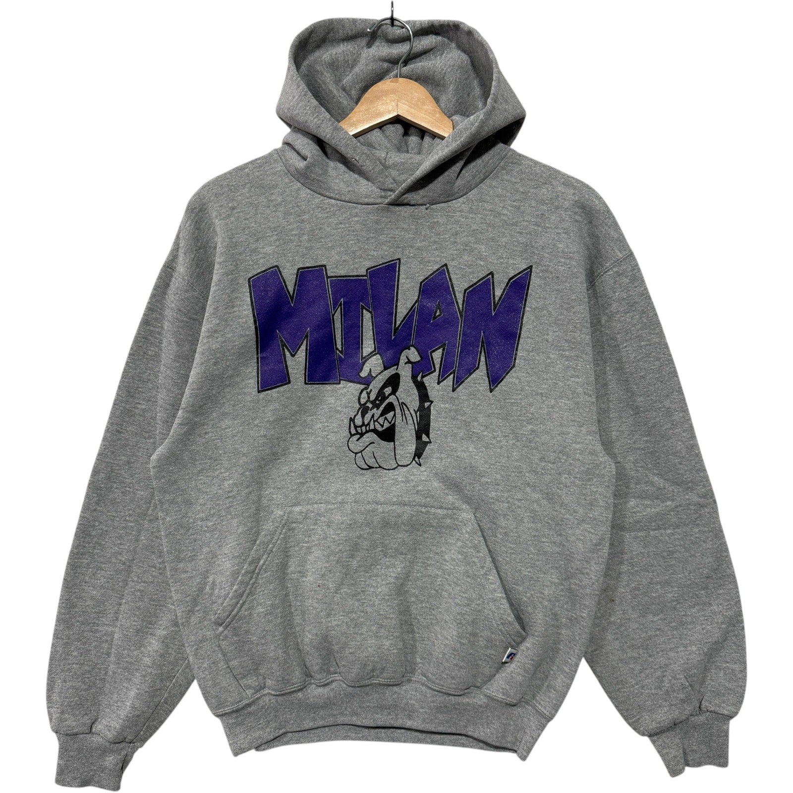 Vintage Milan Tennessee Bulldogs Russell Hoodie
