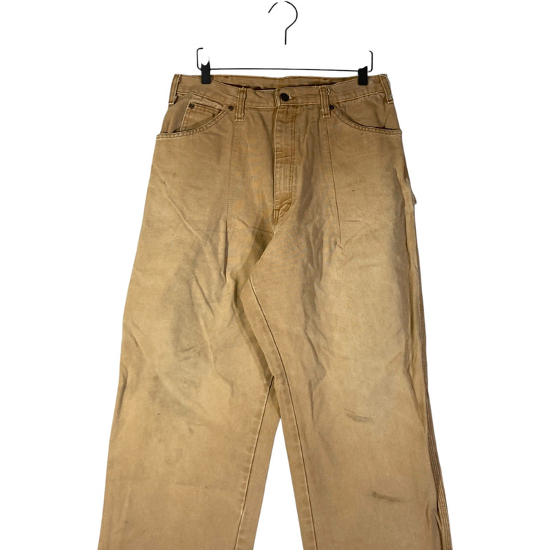 Vintage Dickies Khaki Workwear Carpenter Pants 32x30