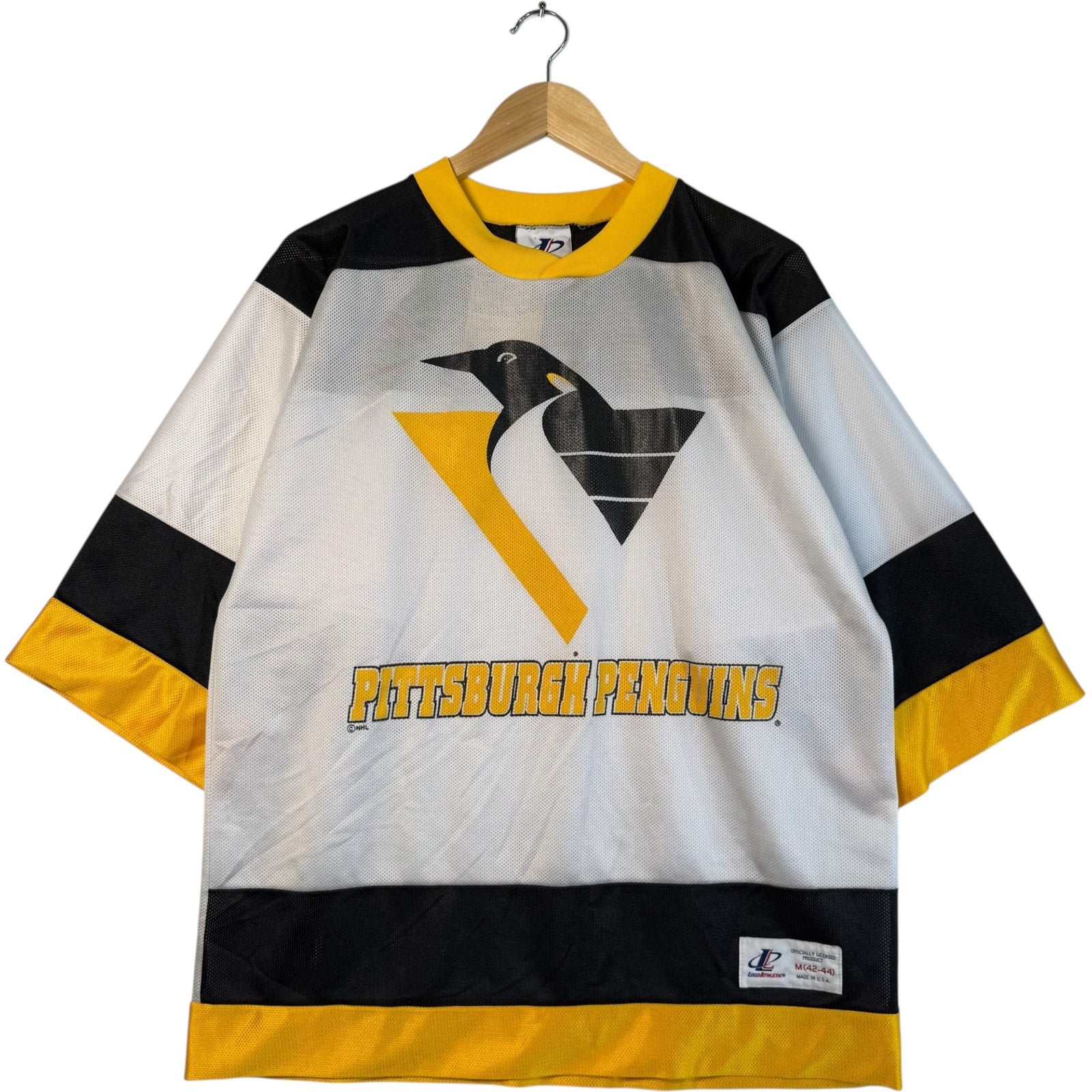 Vintage NHL Pittsburgh Penguins Logo Jersey