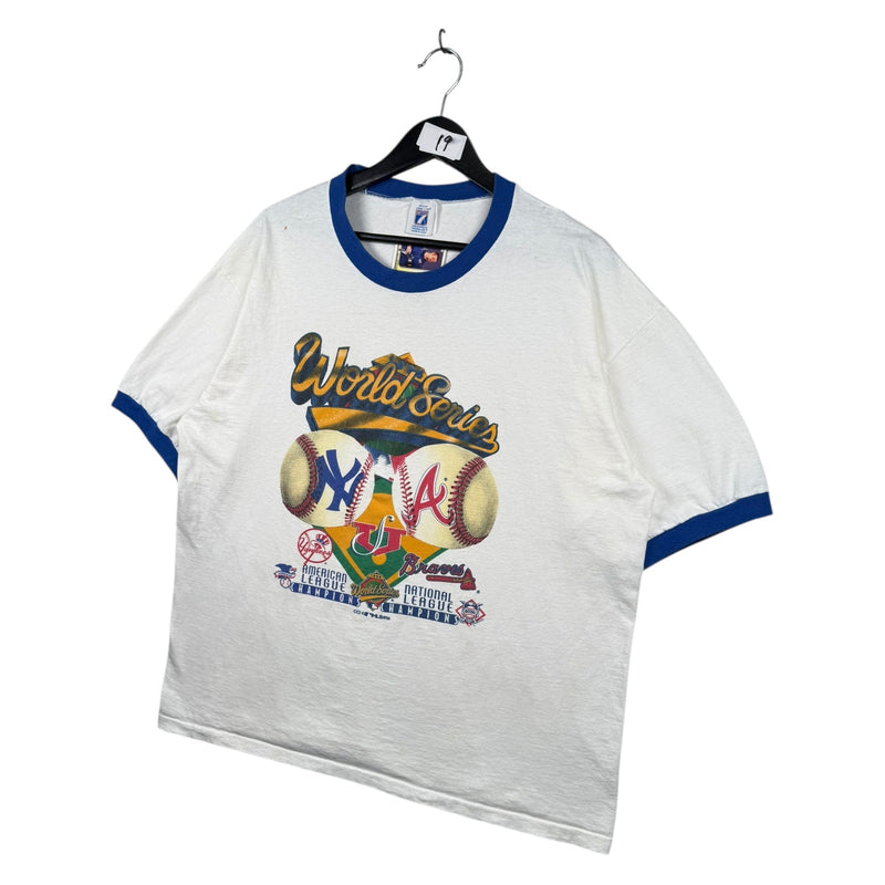 Vintage Yankees vs Braves MLB Graphic T-Shirt