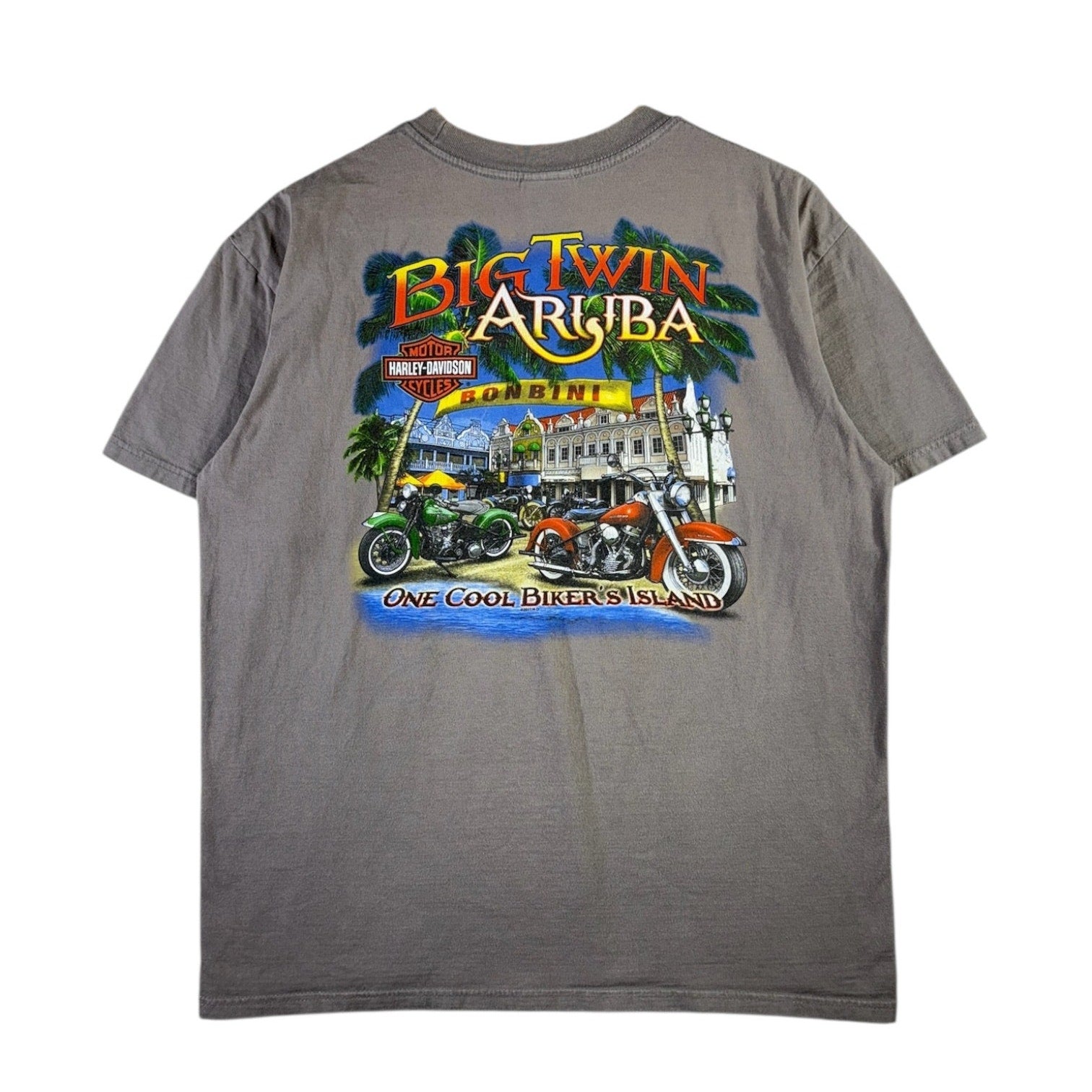 Vintage Harley Davidson Motorcycle Graphic T-Shirt