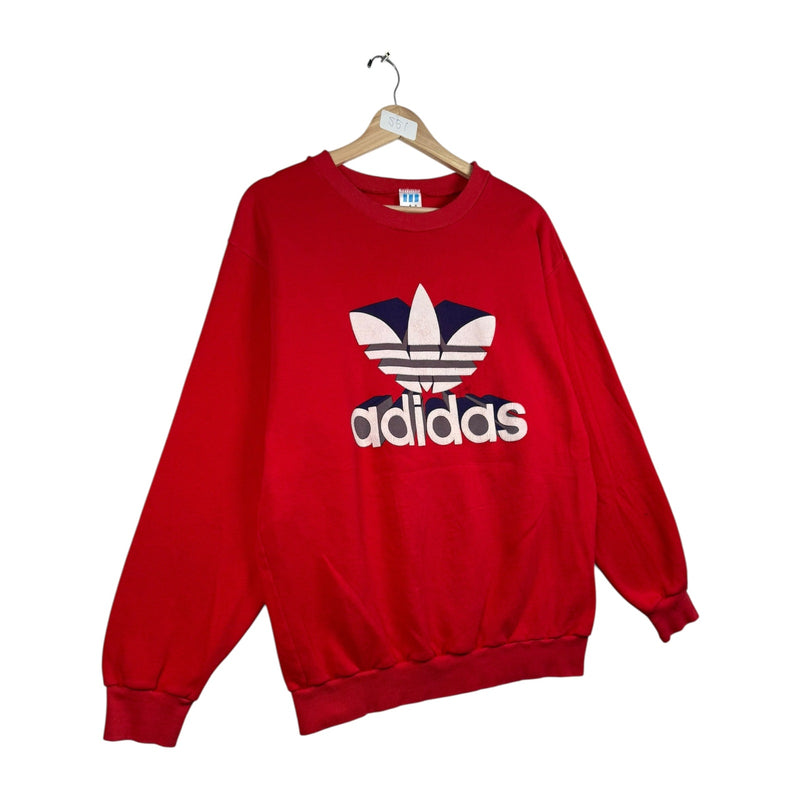 Vintage Adidas Logo Graphic Crewneck