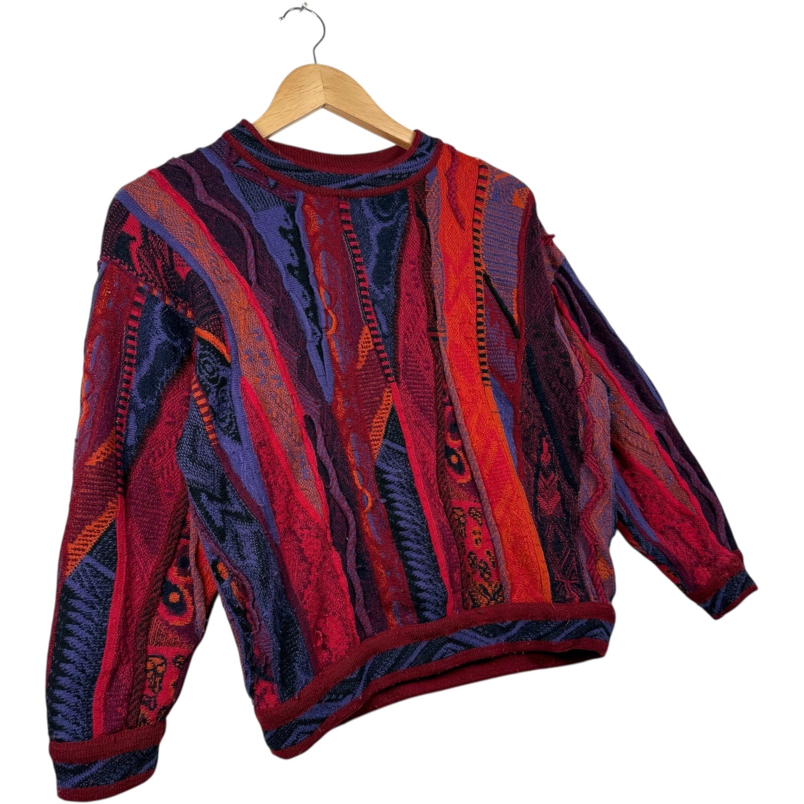 Vintage Coogi 3D Knit Textured Sweater
