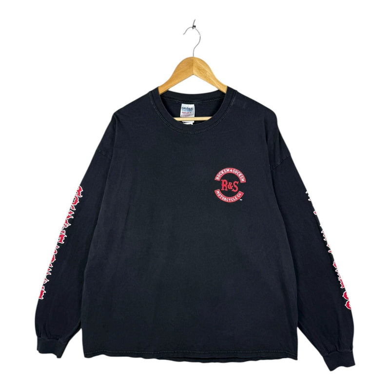 Vintage Rockem & Sockem Motorcycle Co Long Sleeve T-Shirt