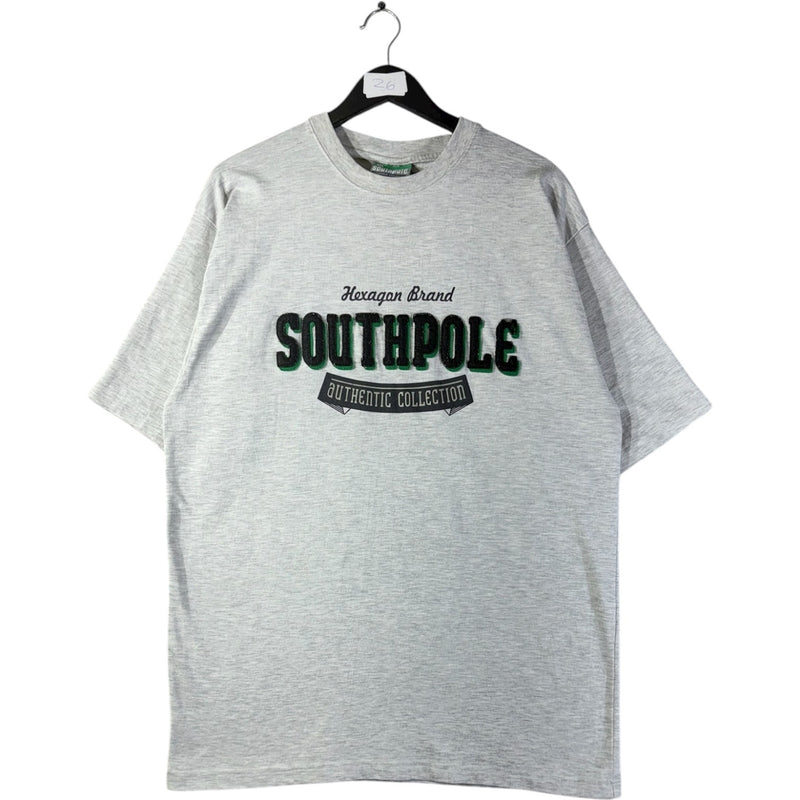 Vintage Southpole Hexagon Brand Embroidered T-Shirt
