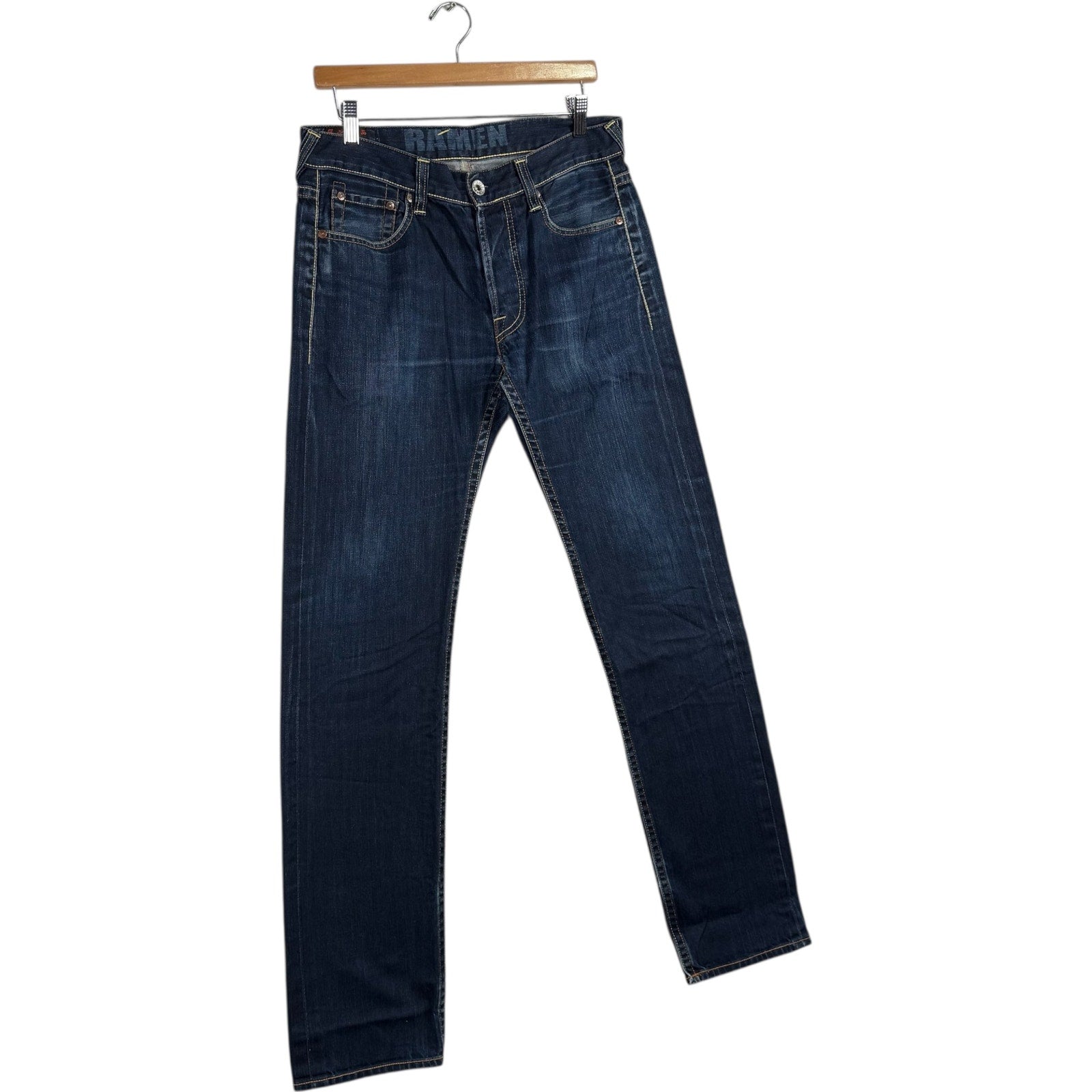 Vintage Evisu Straight Leg Denim Jeans 33x33
