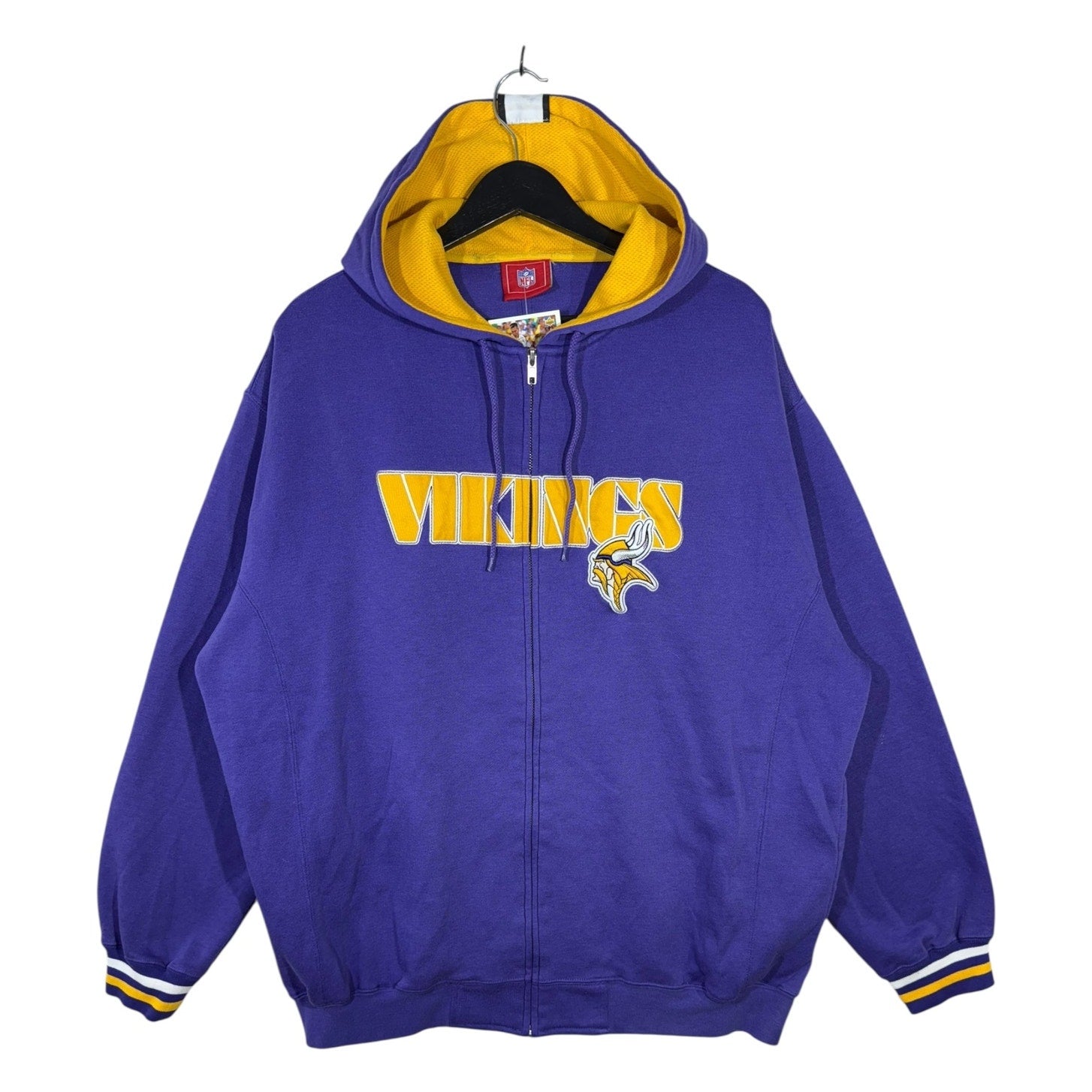 Vintage Minnesota Vikings Full Zip NFL Hoodie