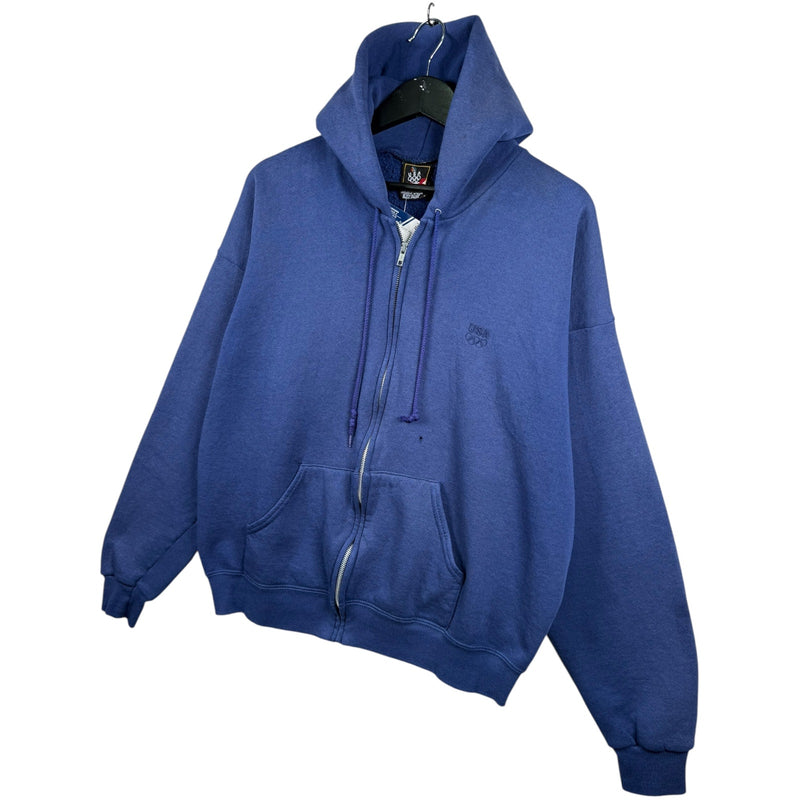 Vintage USA Olympics Embroidered Logo Hoodie