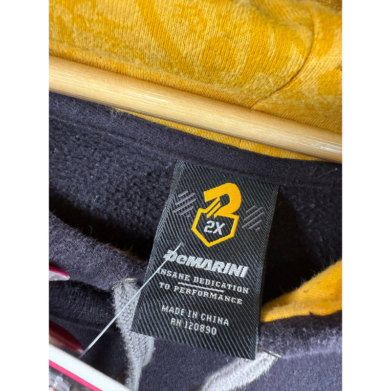 Vintage DeMarini Spell Out Gothic Text Hoodie