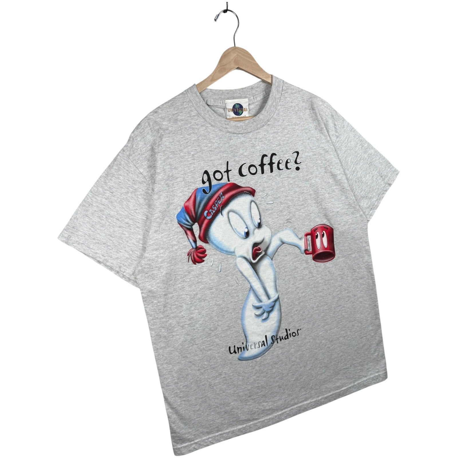 Vintage Universal Studios Casper Got Coffee? T-Shirt