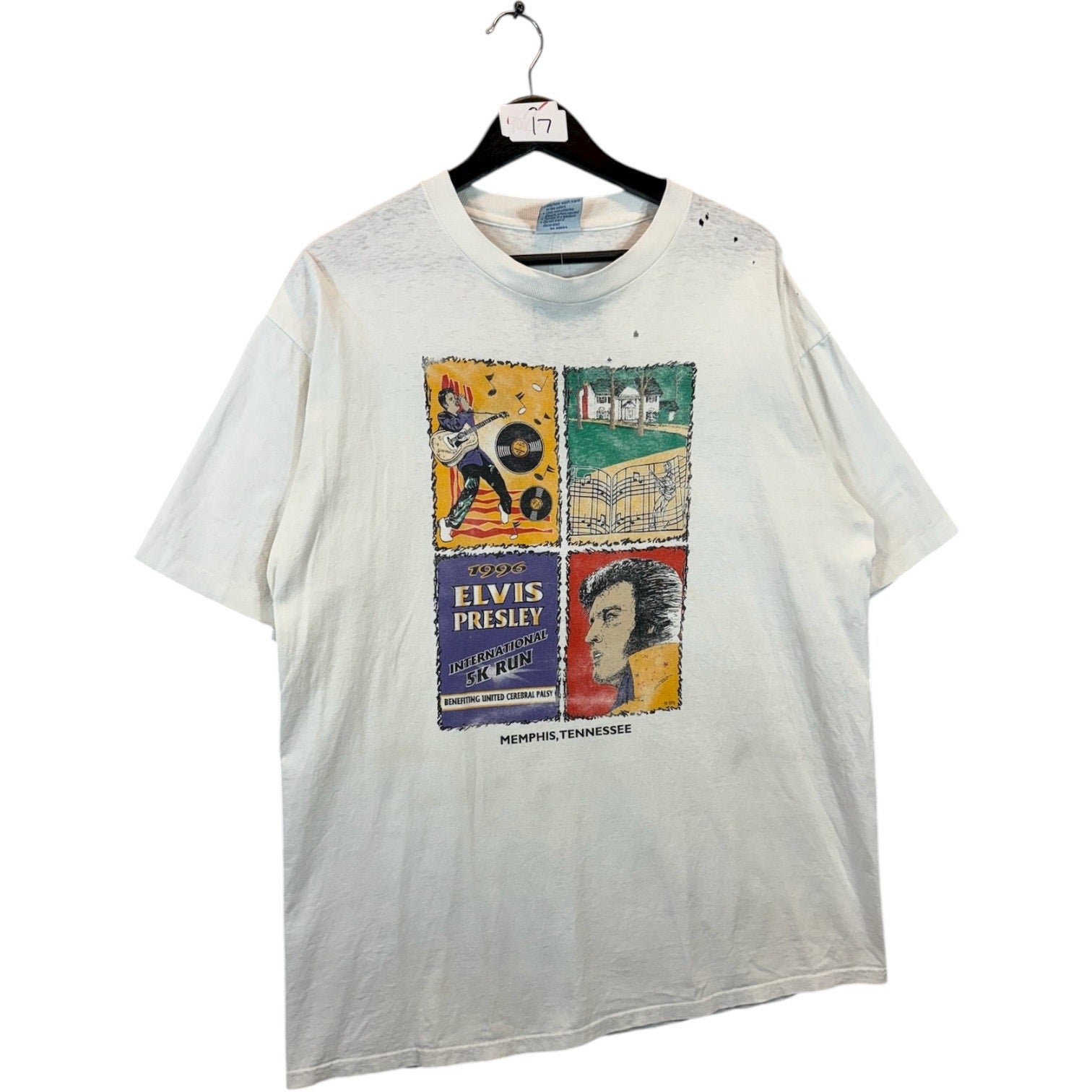 Vintage Elvis Presley International 5K Run T-Shirt
