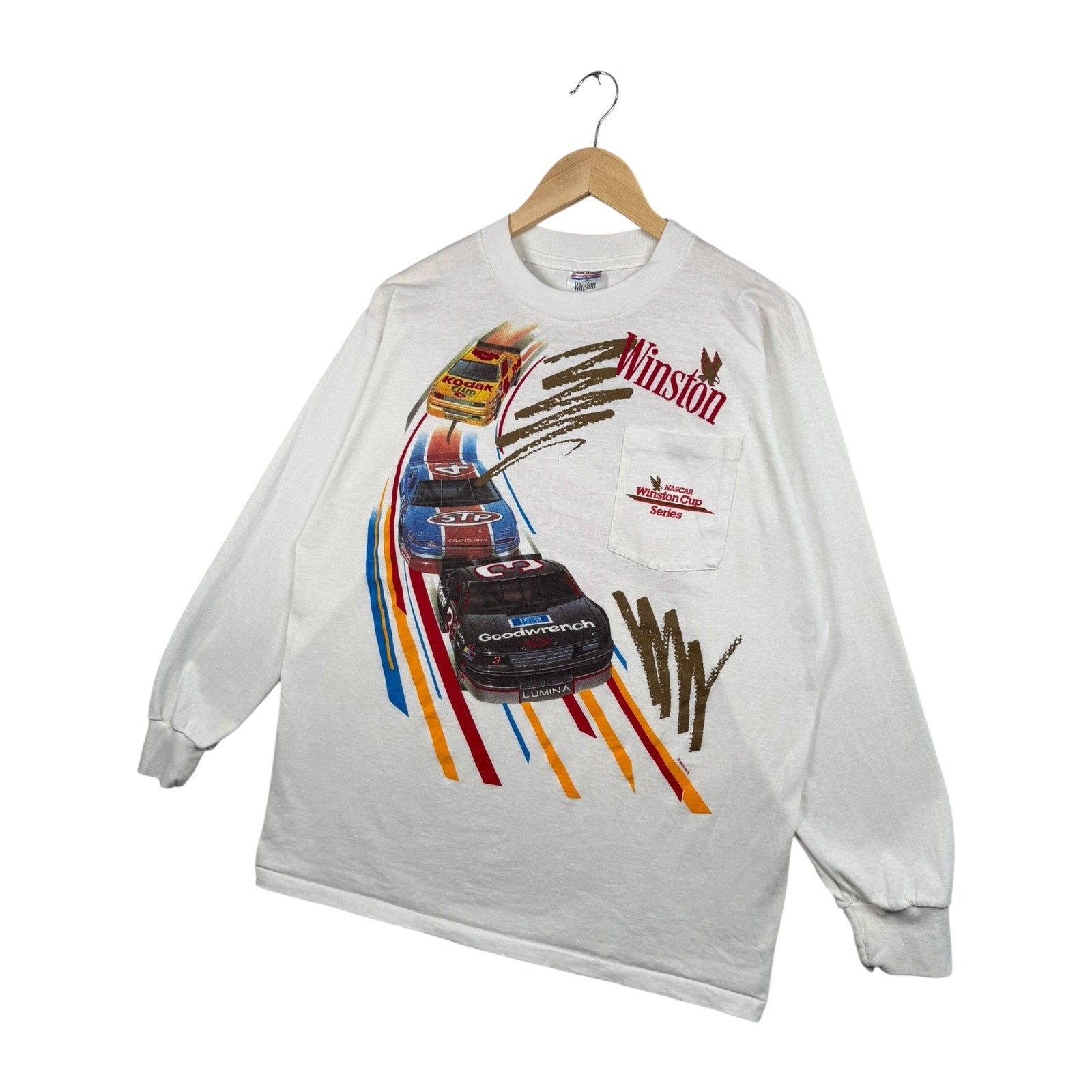 Vintage NASCAR Winston Cup Series Long Sleeve Racing T-Shirt