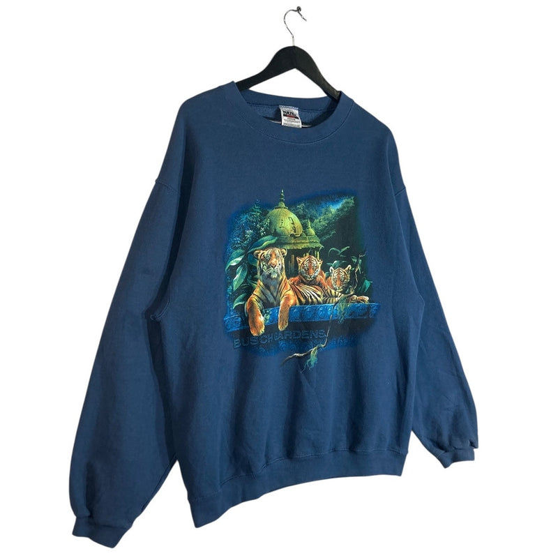Vintage Busch Gardens Amusement Park Tigers Crewneck