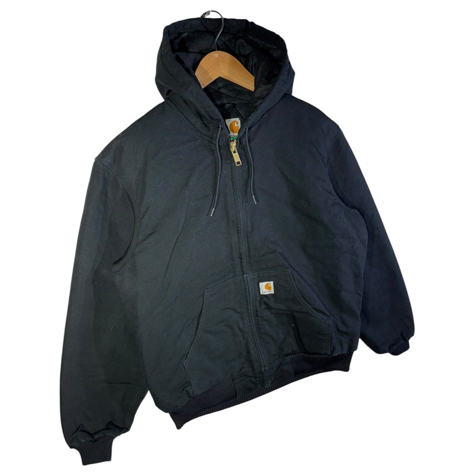 Vintage Carhartt Thermal-Lined Full Zip Hoodie