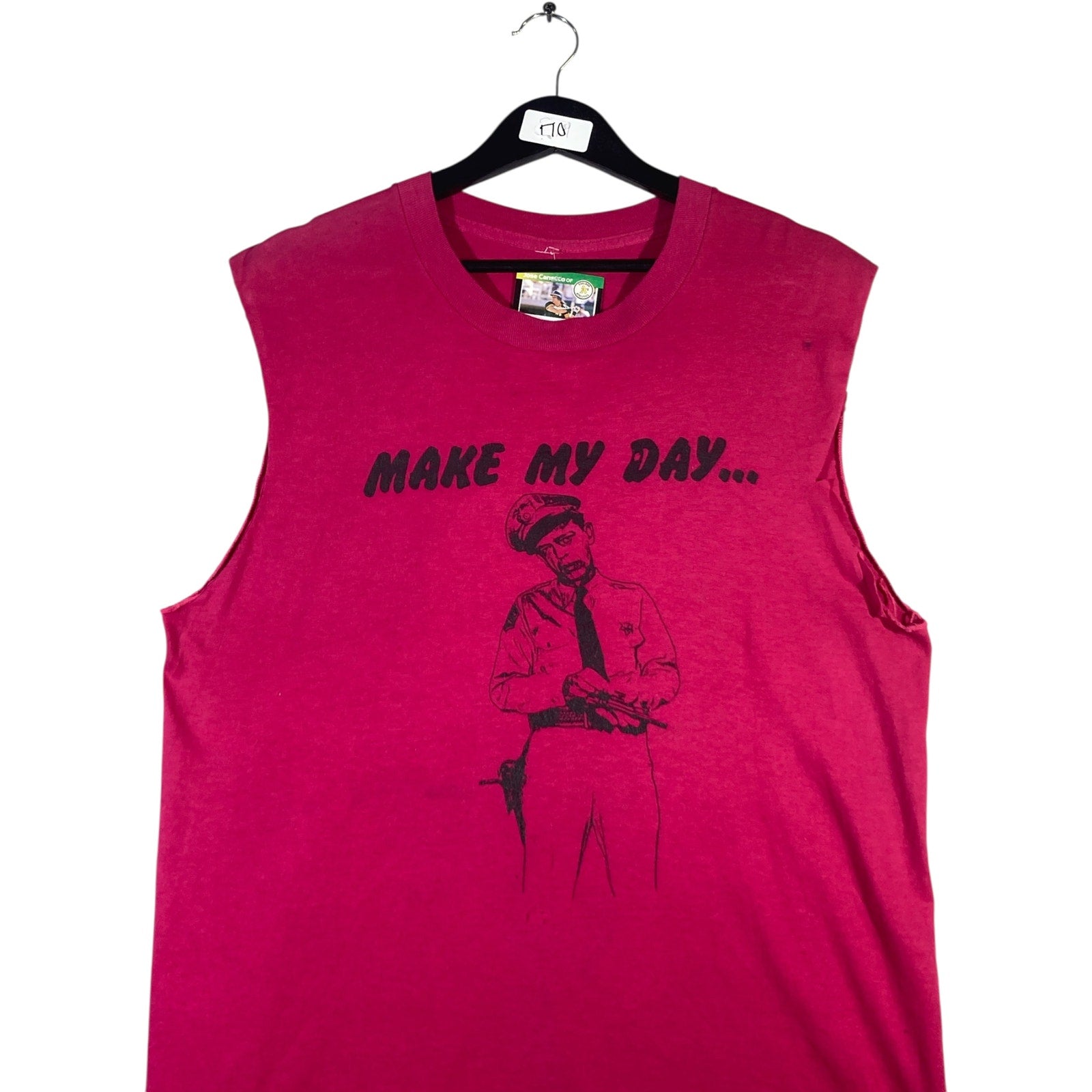Vintage Make My Day Muscle Sleeve Tank Top
