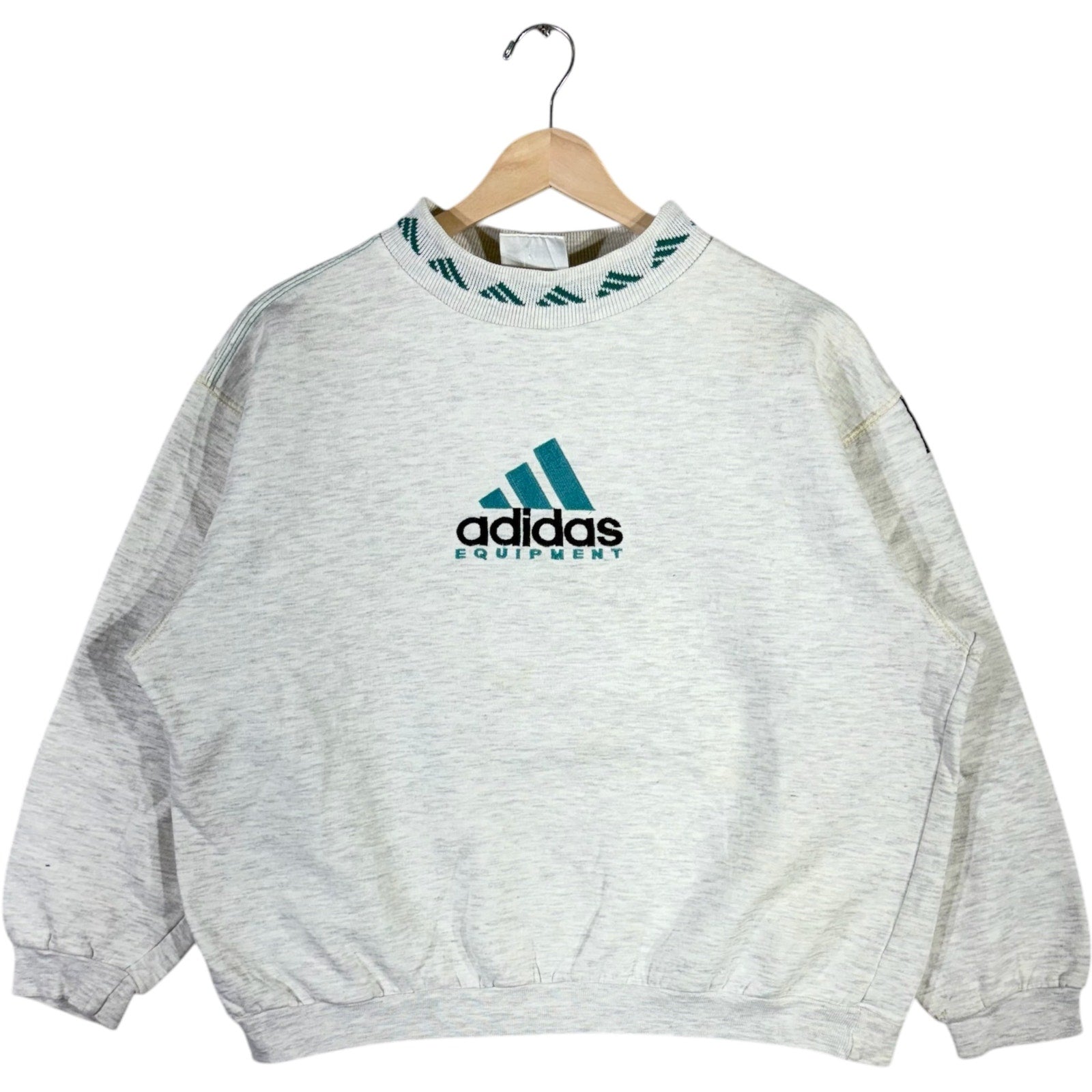 Vintage Youth Adidas Logo Crewneck