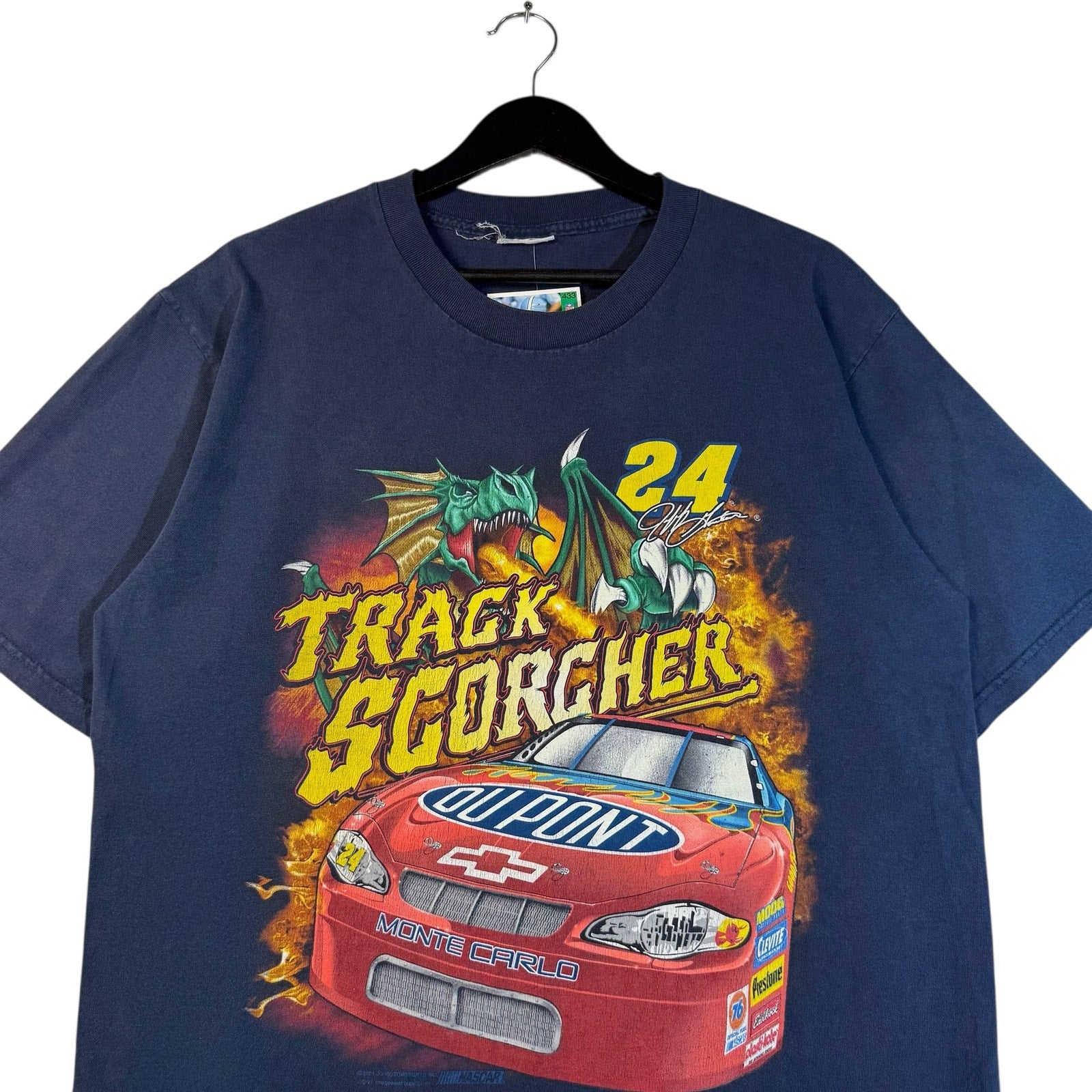 Vintage NASCAR Track Scorcher Jeff Gordon Tee
