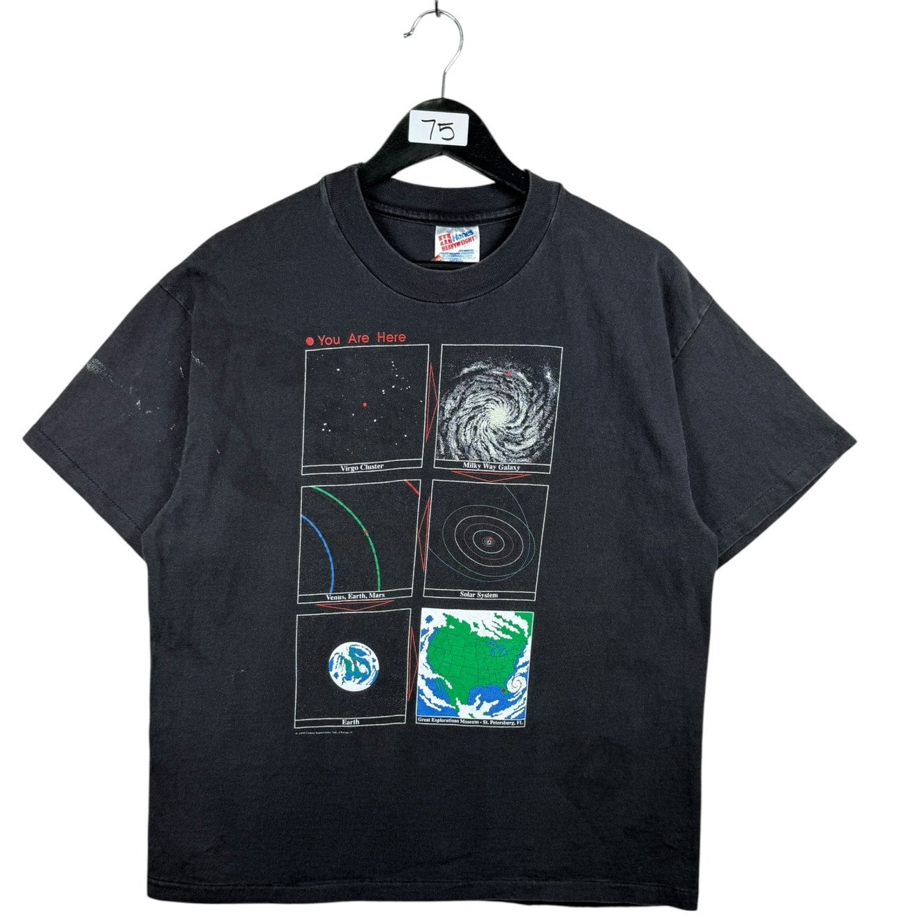 Vintage Great Explorations Museum, Florida You Are Here T-Shirt