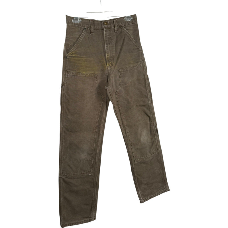 Vintage Carhartt Double Knee Carpenter Canvas Work Pants 28