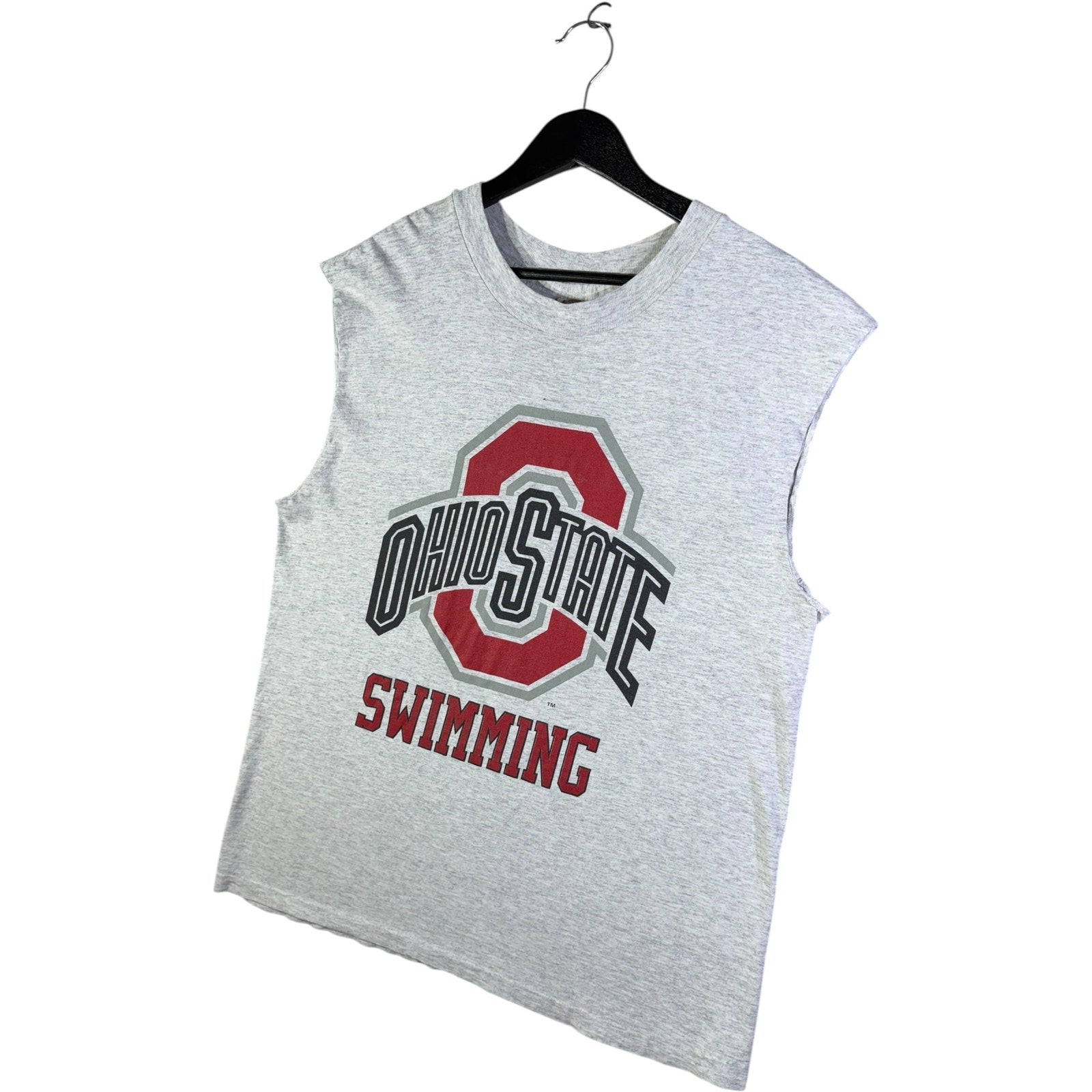 Vintage Ohio State Swimming Muscle Sleeve Tank Top