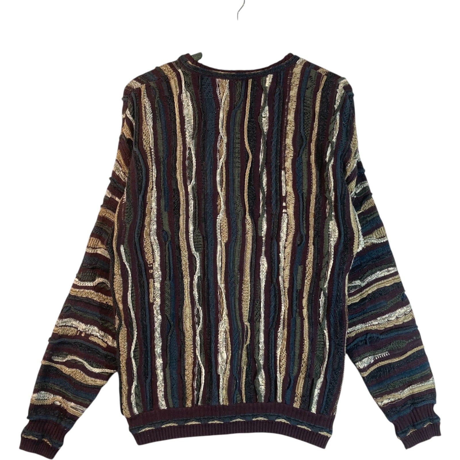 Vintage Coogi 3D Abstract Knit Sweater