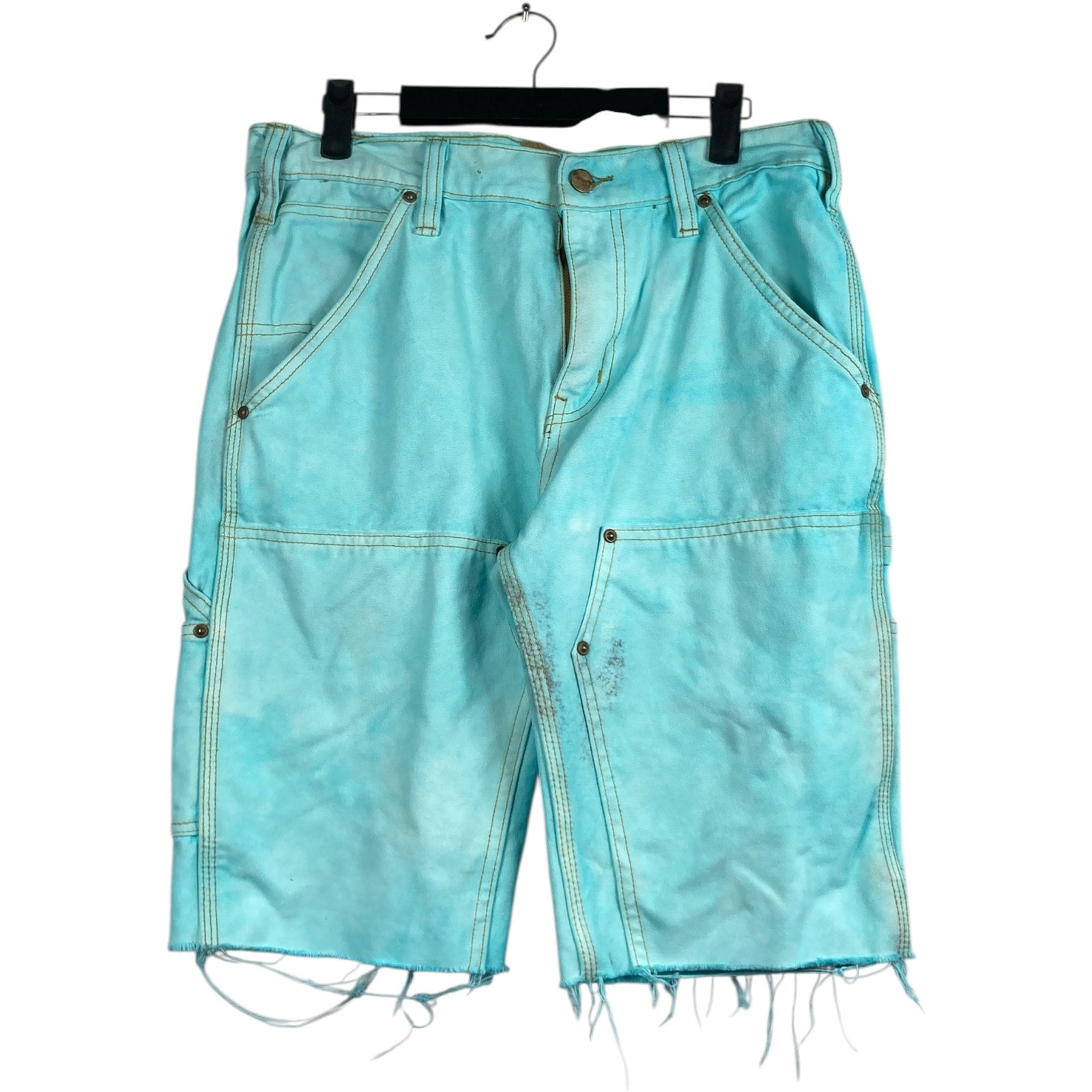Vintage Carhartt Raw Hem Frayed Relaxed Cargo Shorts 32