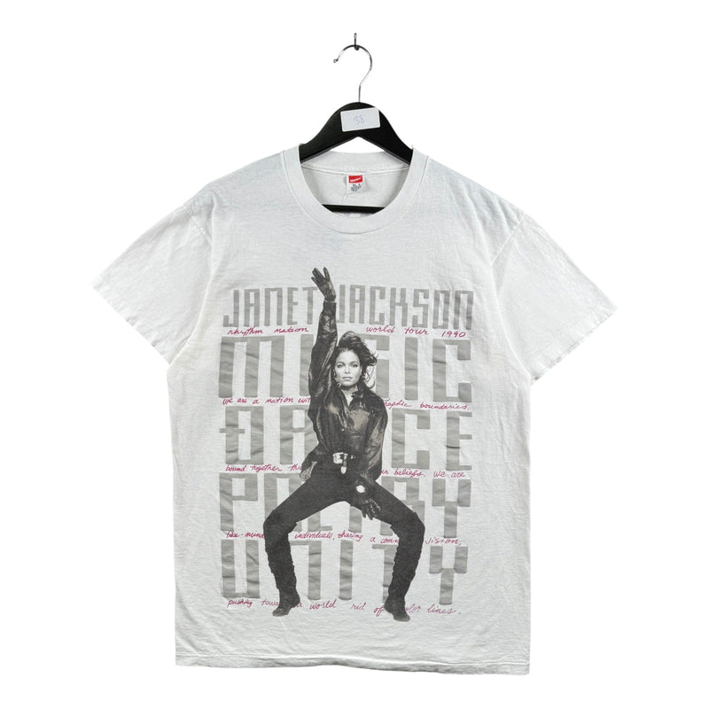 Vintage Janet Jackson Rhythm Nation Tour 1990 T-Shirt