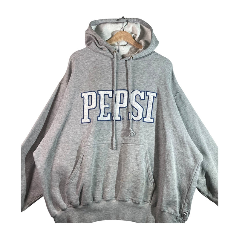 Vintage Pepsi Logo Embroidered Hoodie