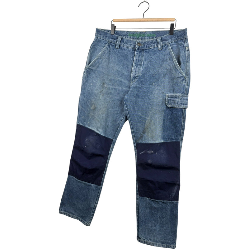 Vintage 24/7 Patched Carpenter Denim Jeans 36x32