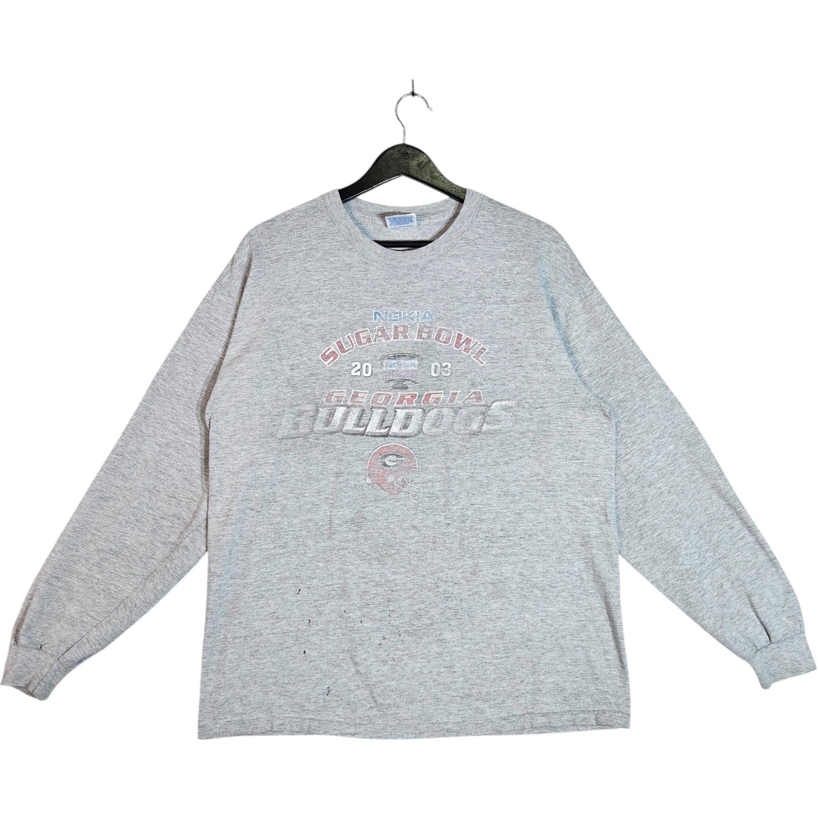Vintage 2003 Sugar Bowl Bulldogs Long Sleeve