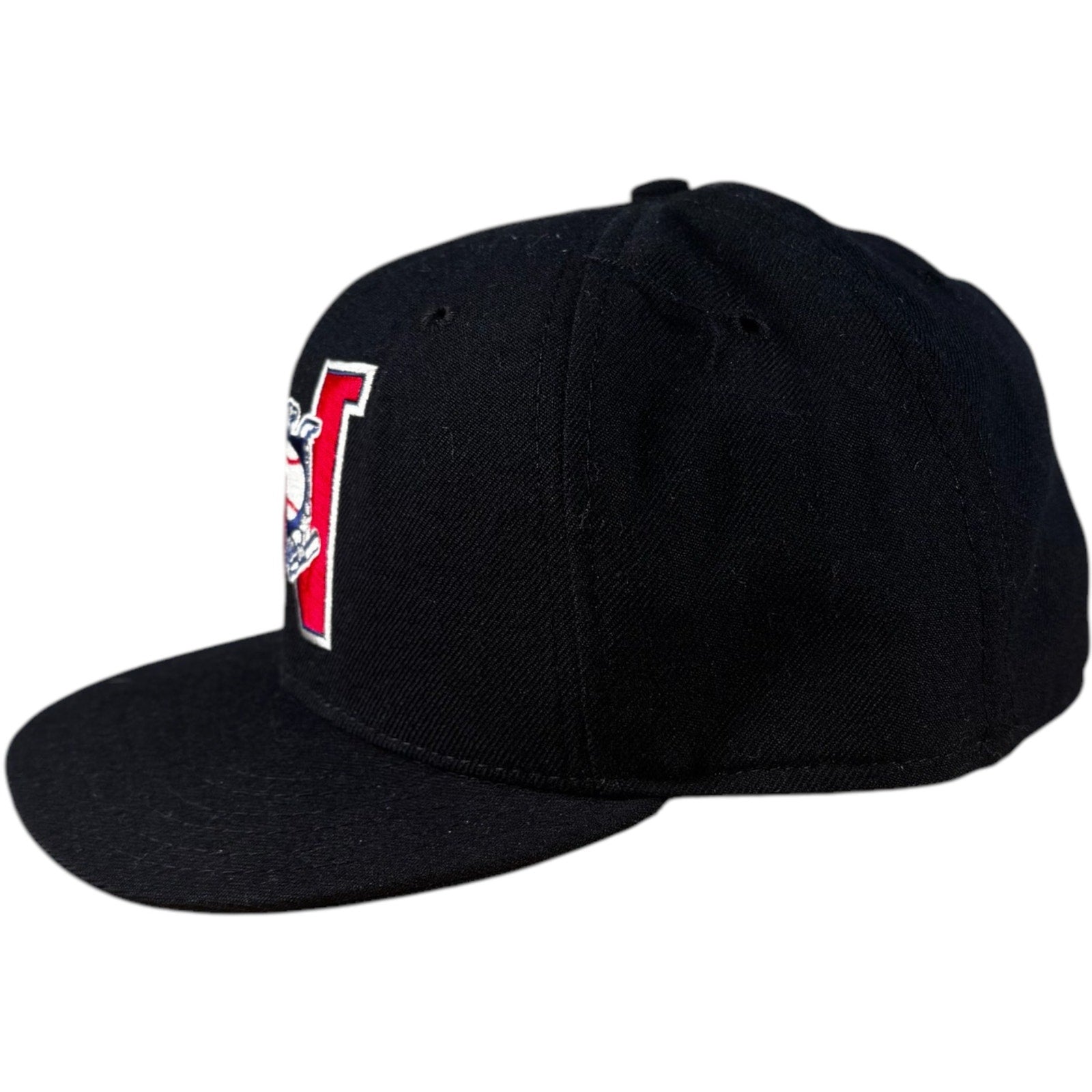 Vintage New Era Umpire National League Wool Fitted Hat Size 7 5/8