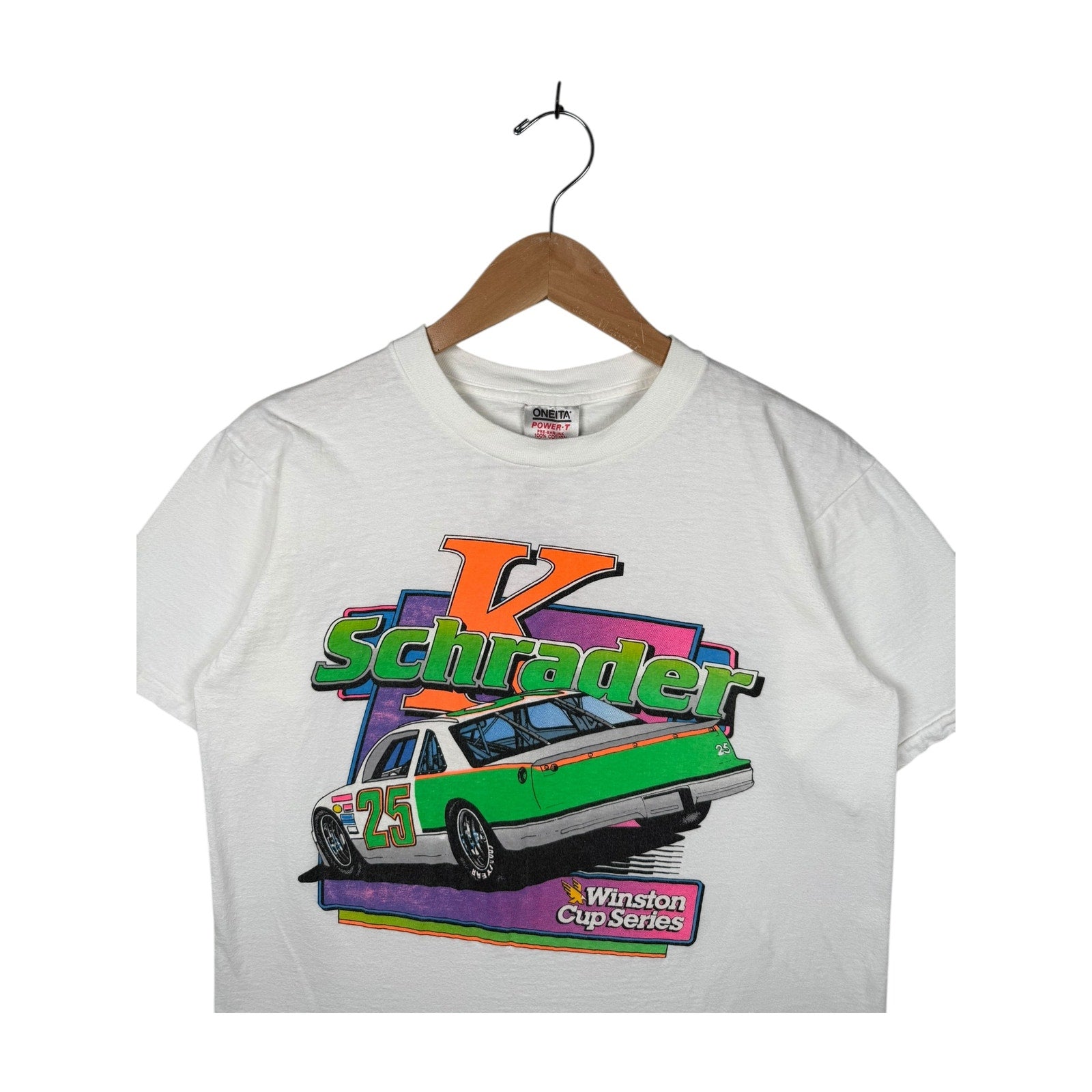 Vintage Ken Schrader #25 NASCAR Winston Cup T-Shirt
