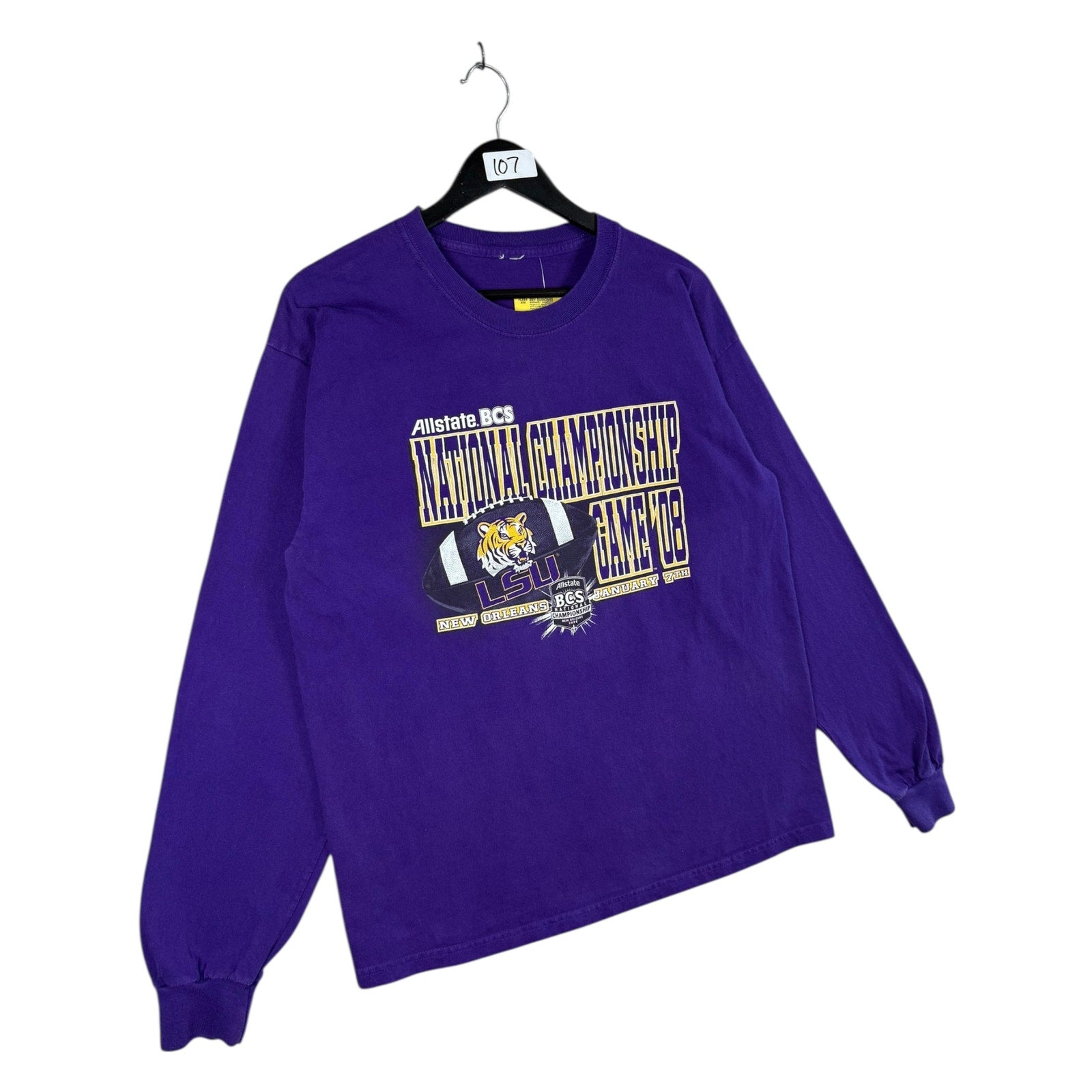 Vintage LSU Tigers National Championship Long Sleeve T-Shirt
