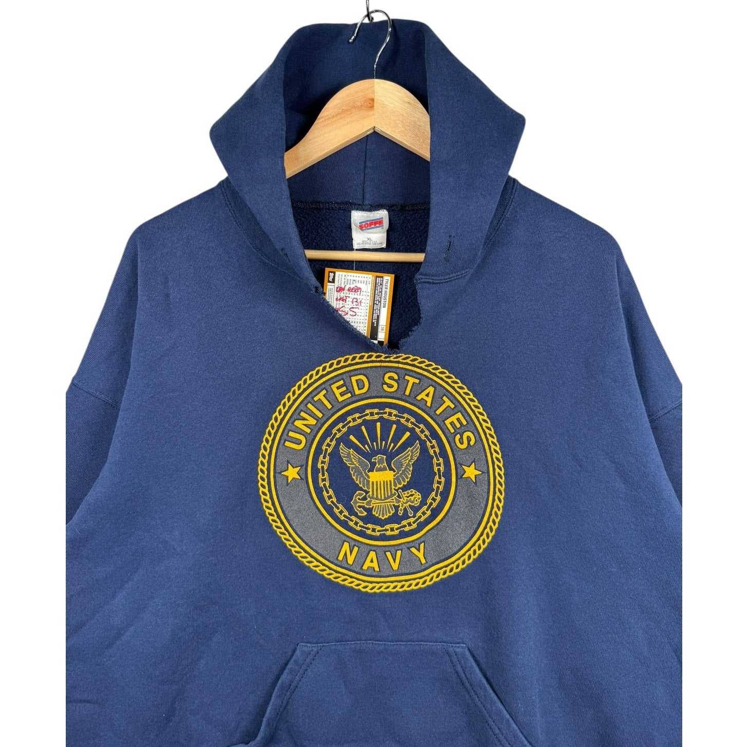 Vintage United States Navy Military Seal Hoodie