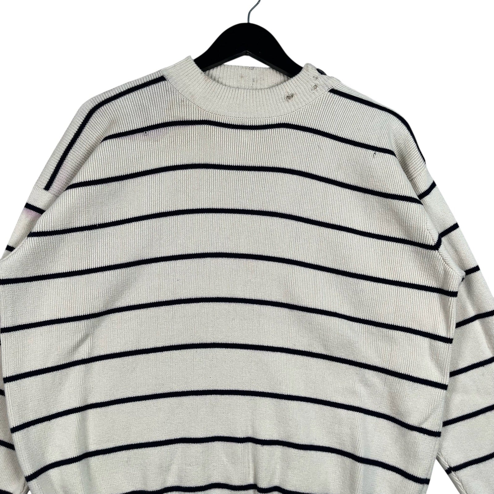 Vintage Polo Ralph Lauren Striped Side Button Sweater