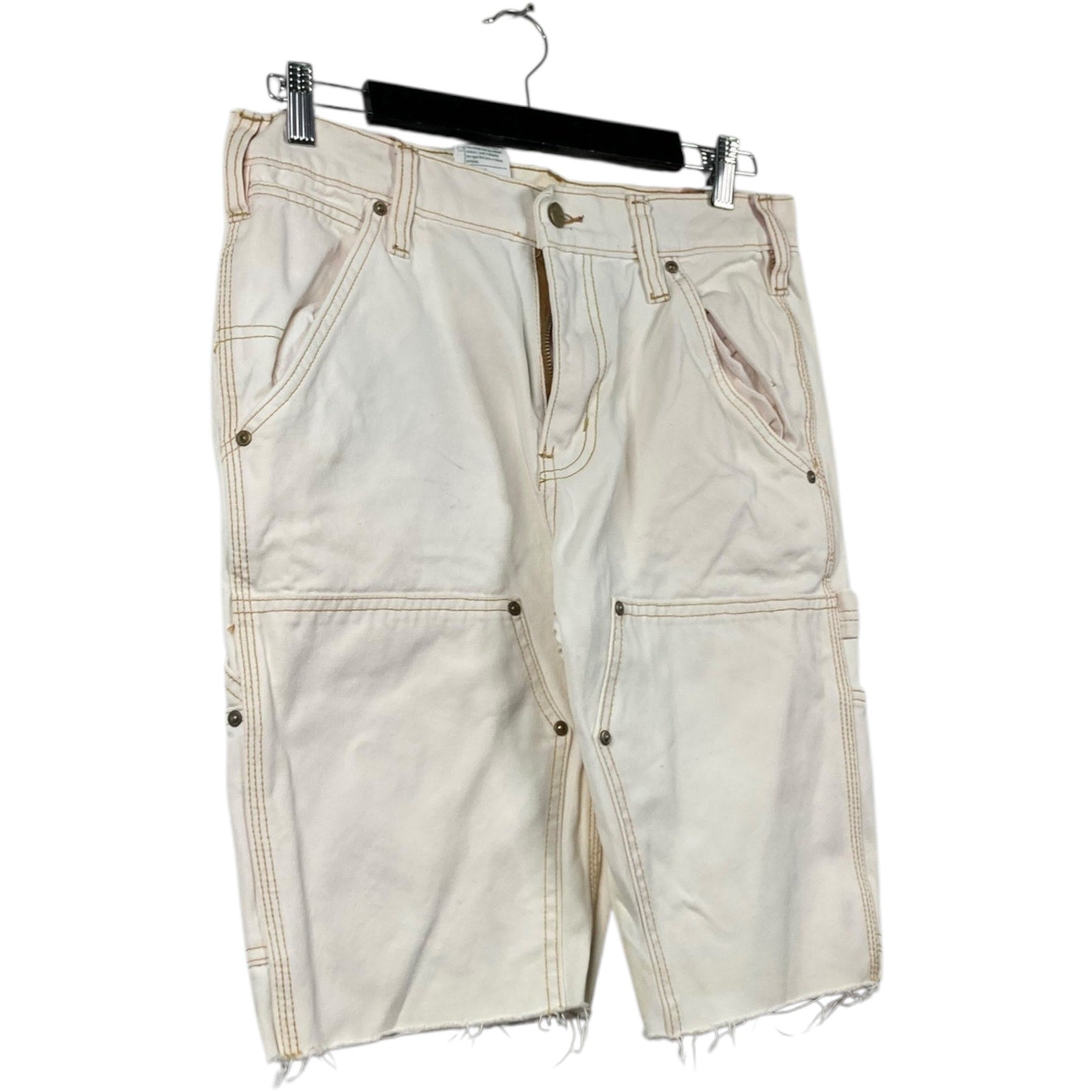 Vintage Carhartt Raw Hem Carpenter Shorts 32