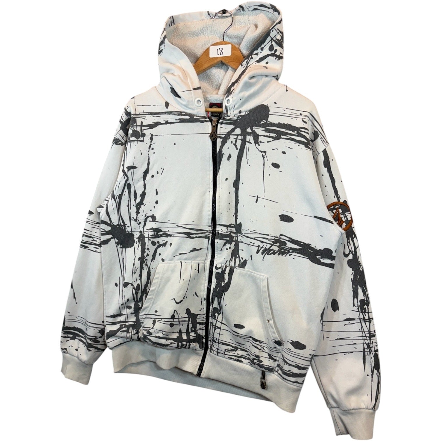 Vintage Paint Splatter AOP Hoodie