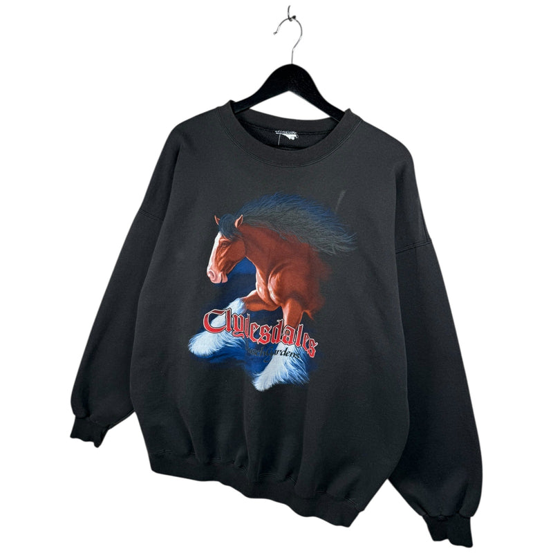 Vintage Clydesdales Horse Graphic Crewneck