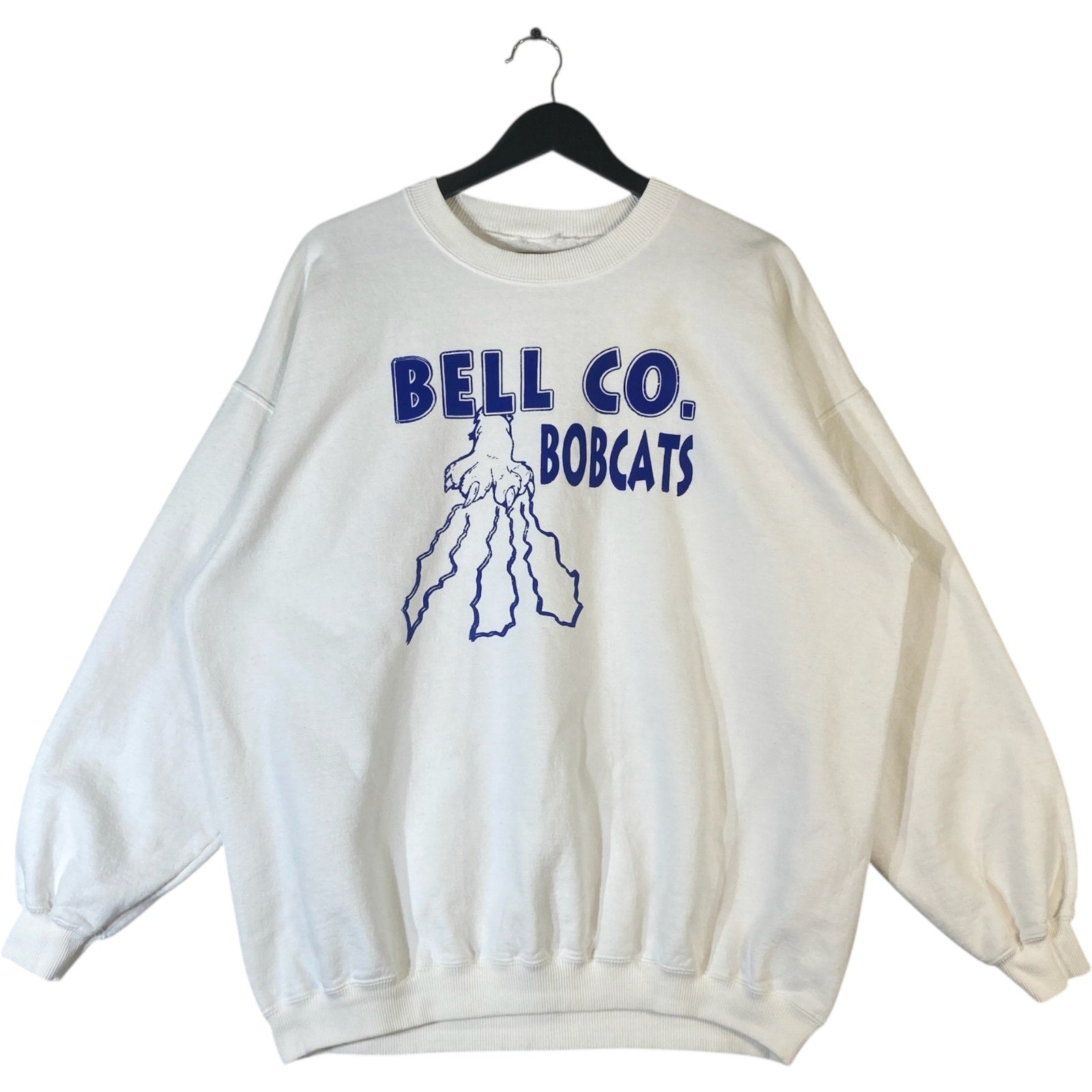 Vintage Bell Co. Bobcats Spellout Crewneck